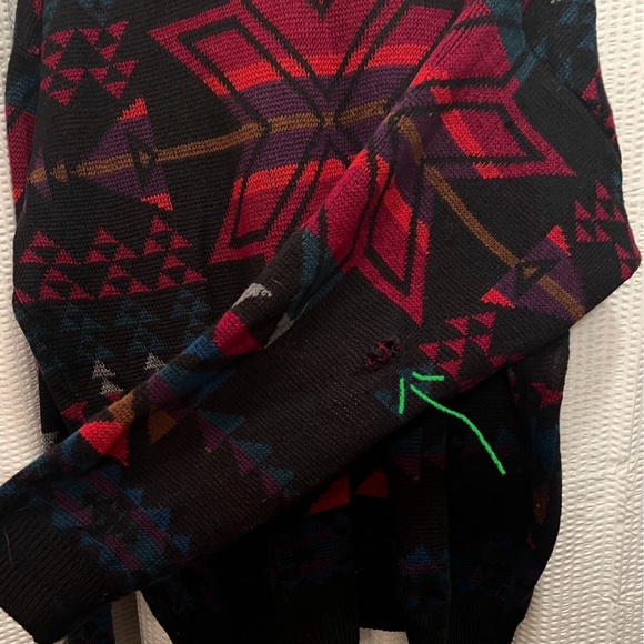 Pendleton Vintage Wool High Grade Western Wear Sweater, Sz XL, Aztec Winter - Picture 8 of 10